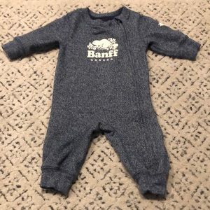 Baby Roots 3-6 M romper in blue